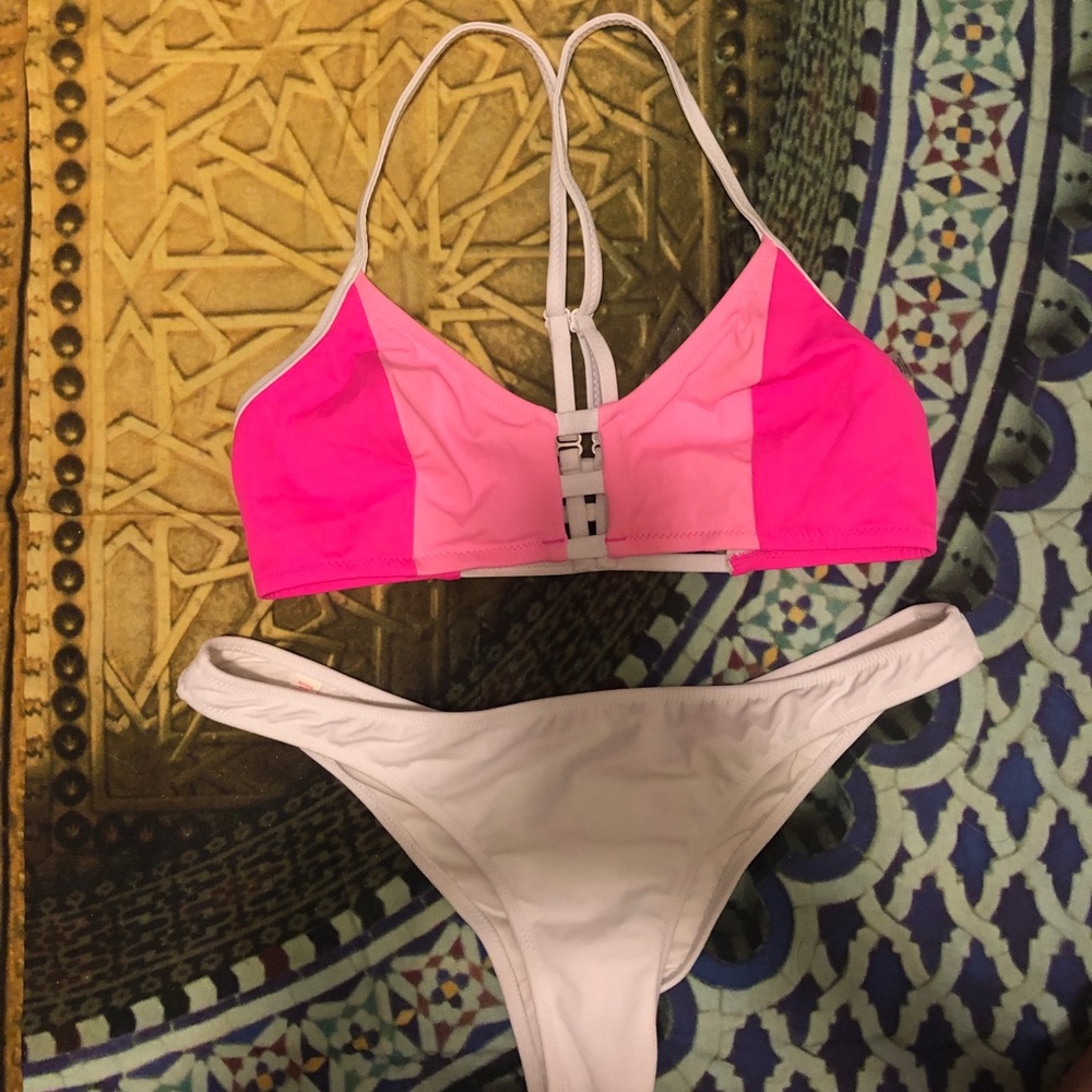 Victoria’s Secret PINK caged bralette bikini top